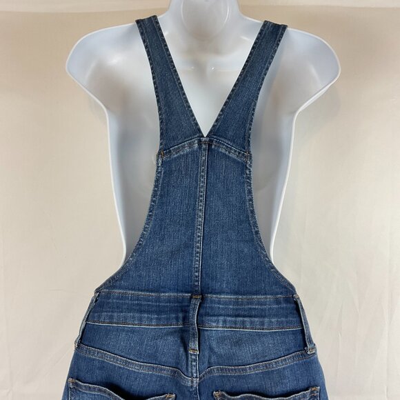 Madewell Denim Relaxed Carpenter Overalls XS Blue - Picture 10 of 14